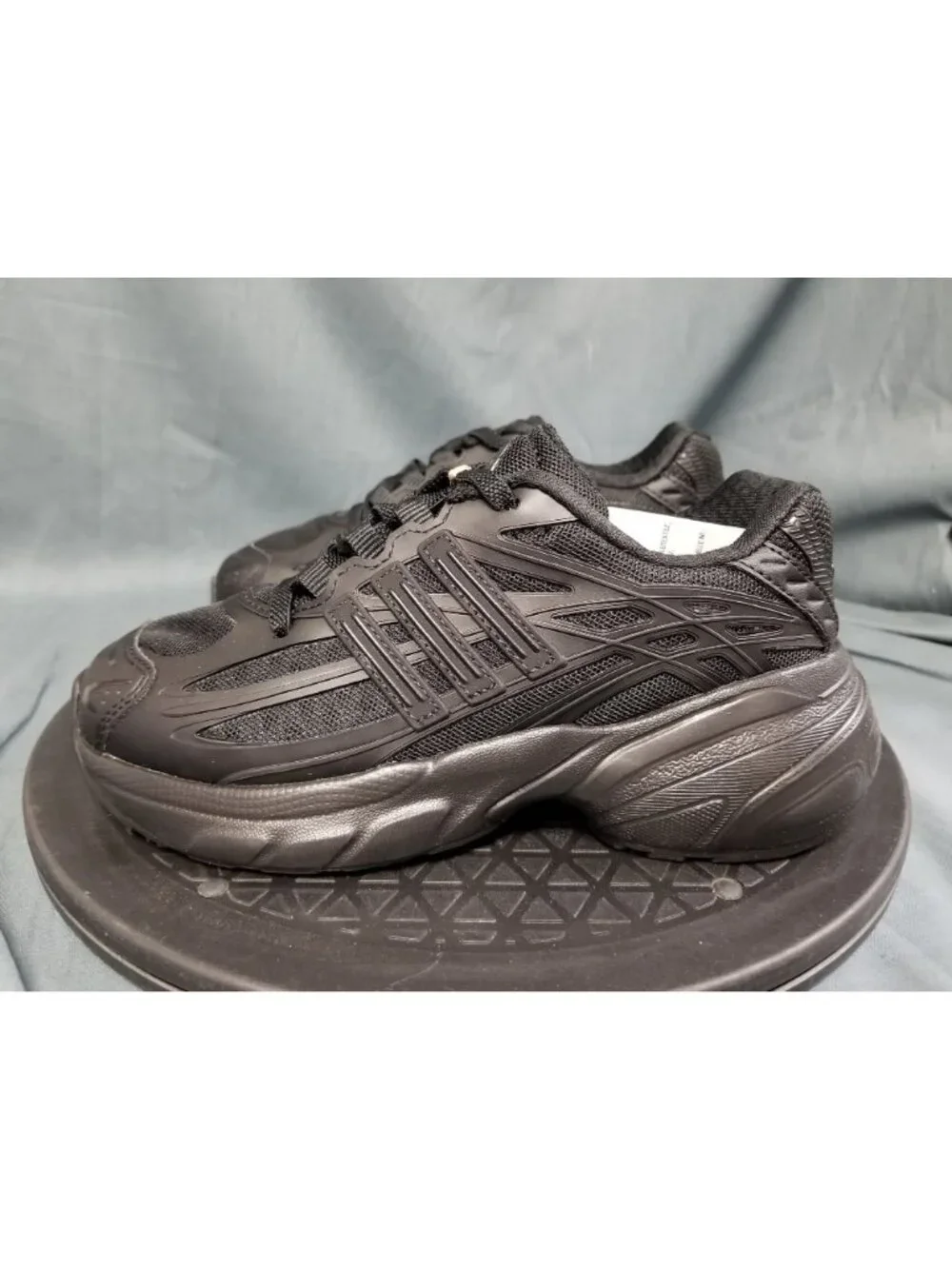 Adidas Adistar XLG 2.0 EL C (PS) Sneakers Mesh Black Kids Size 2 NEW NO BOX!